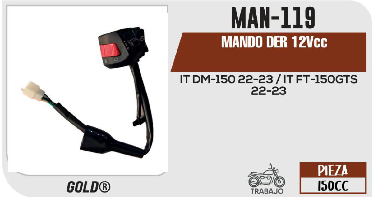 MANDO DER 12Vcc