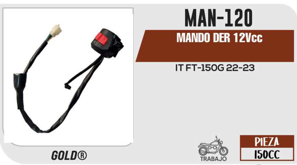 MANDO DER 12Vcc