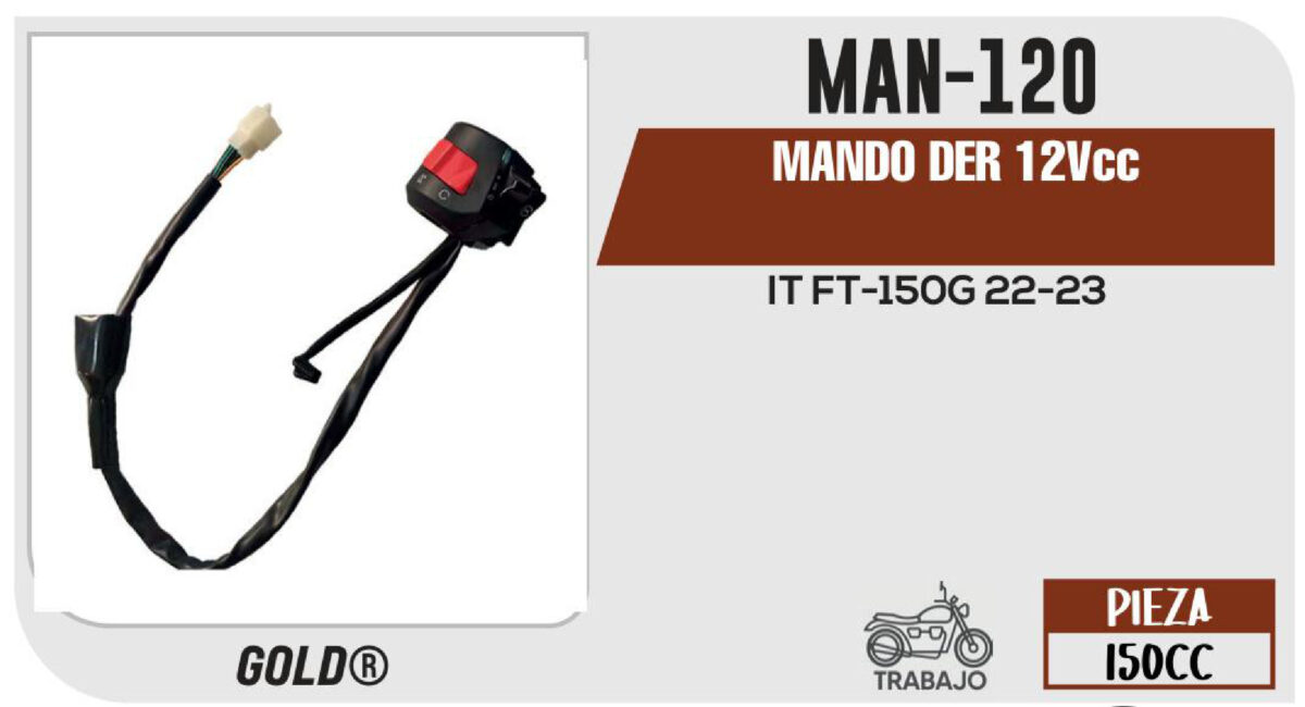 MANDO DER 12Vcc