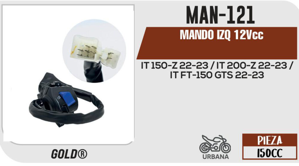 MANDO IZQ 12Vcc