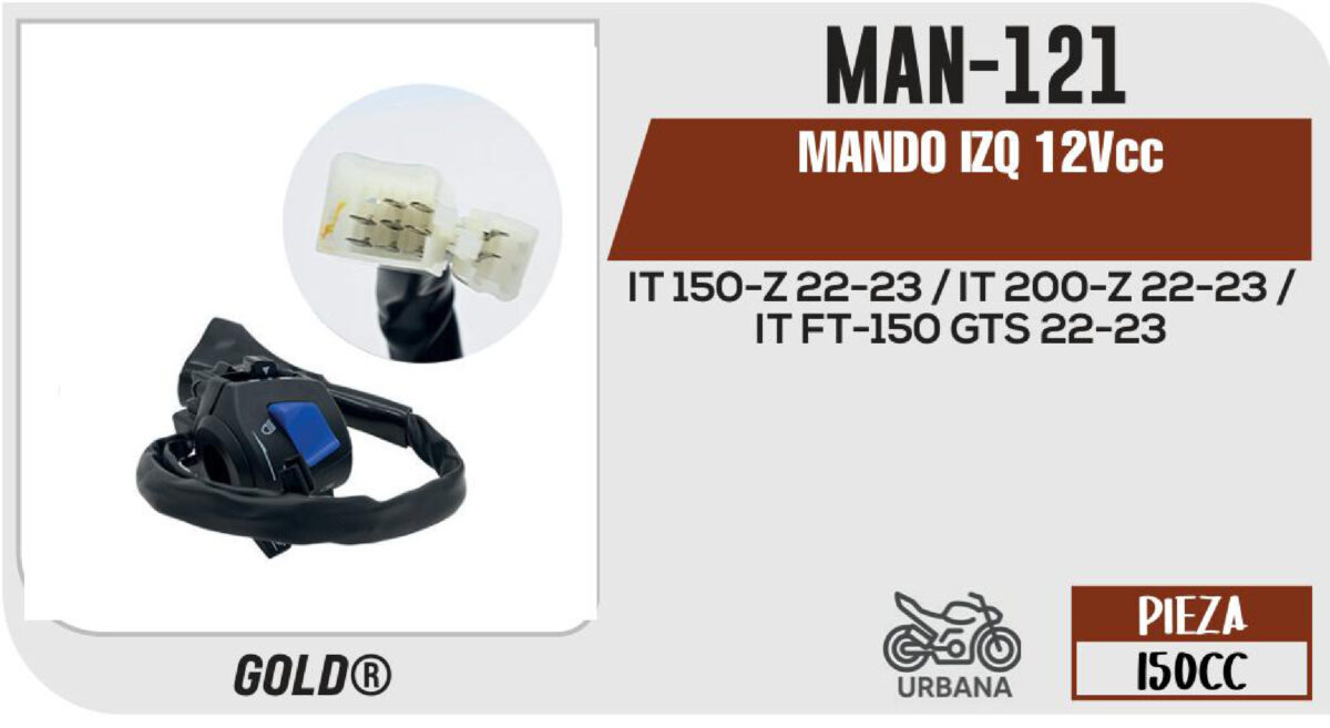 MANDO IZQ 12Vcc