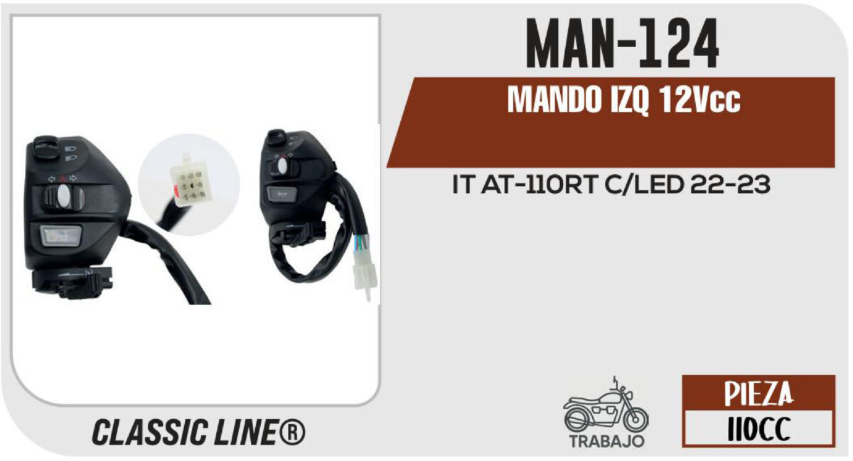 MANDO IZQ 12Vcc