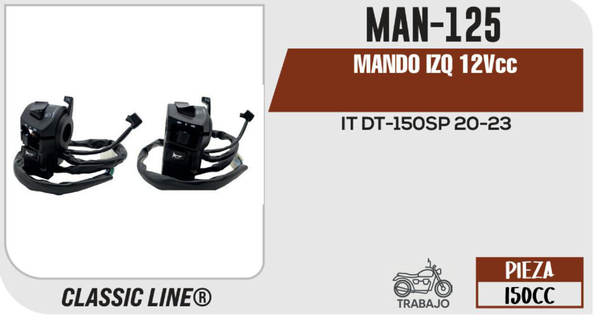 MANDO IZQ 12Vcc