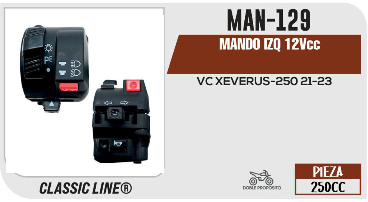 MANDO IZQ 12Vcc