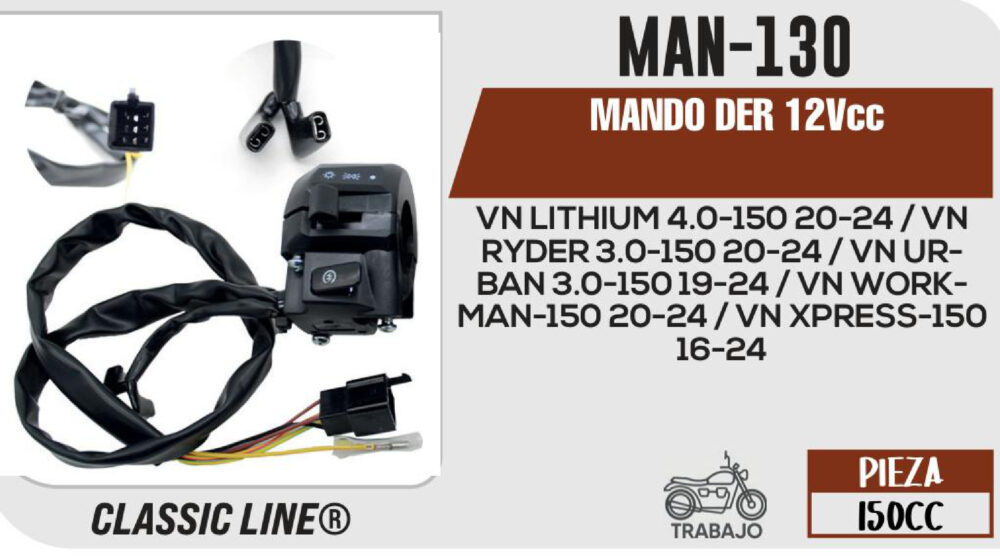 MANDO DER 12Vcc
