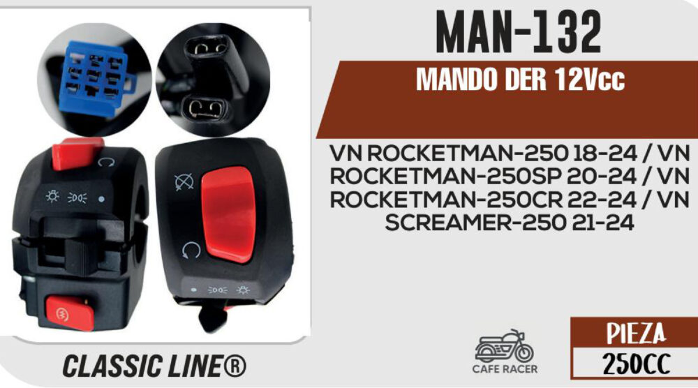 MANDO DER 12Vcc