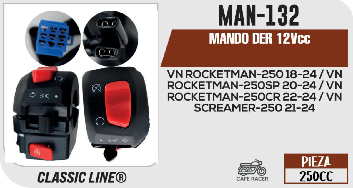 MANDO DER 12Vcc
