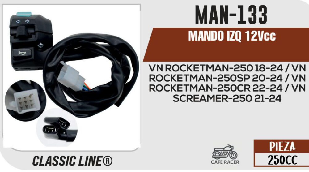 MANDO IZQ 12Vcc