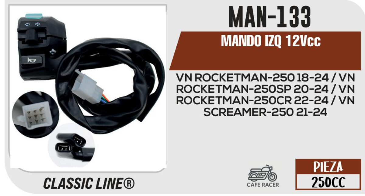 MANDO IZQ 12Vcc