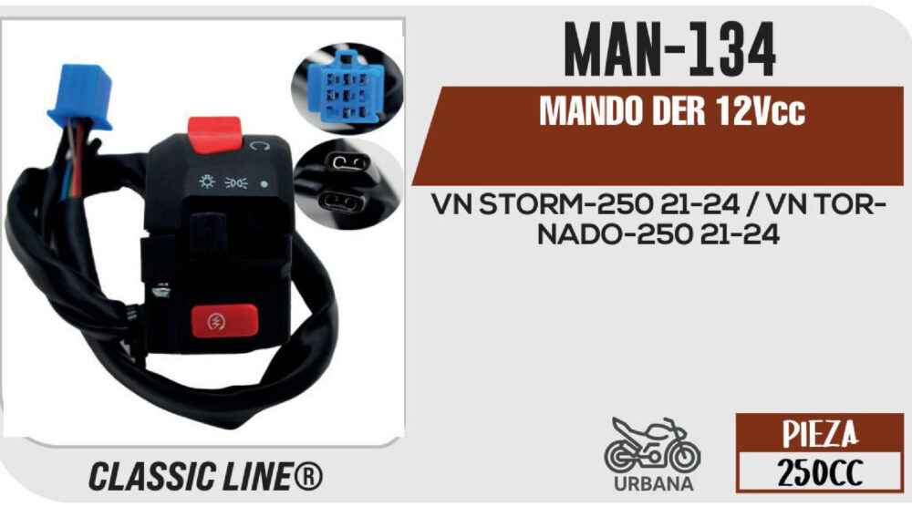 MANDO DER 12Vcc