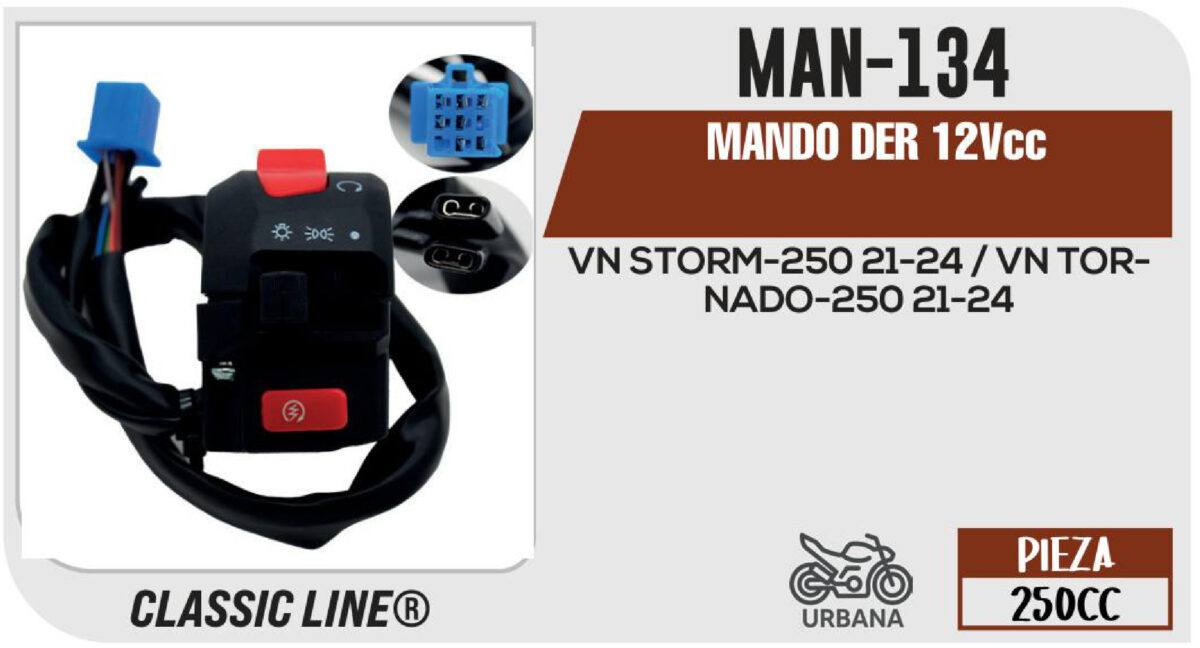 MANDO DER 12Vcc