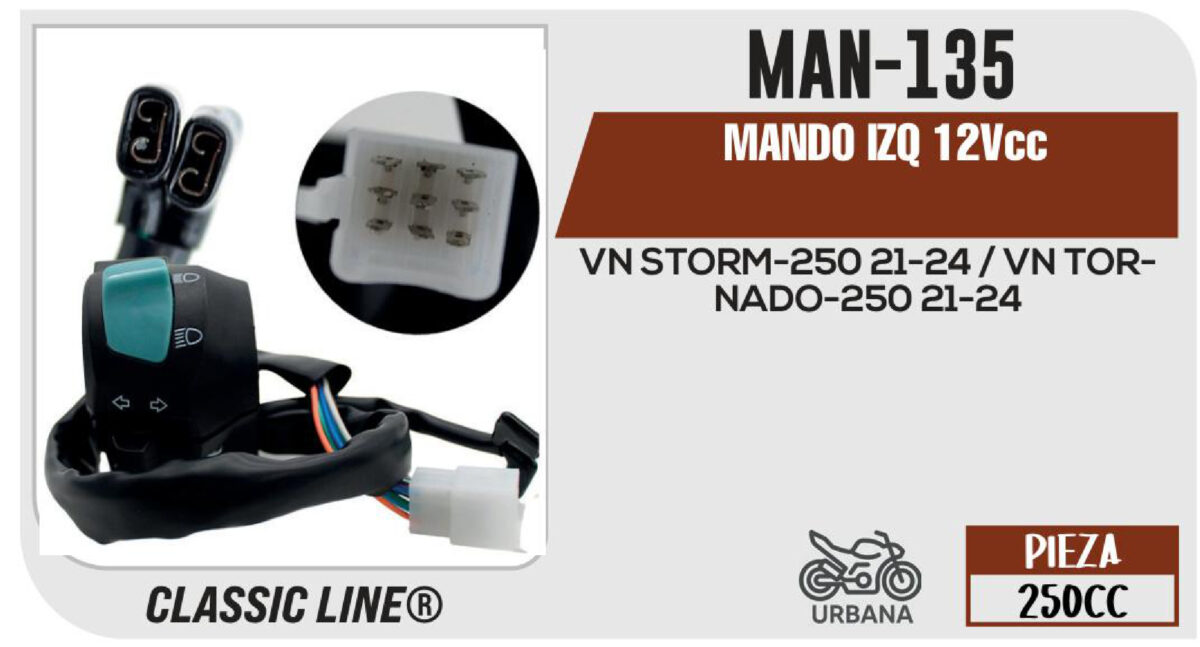 MANDO IZQ 12Vcc