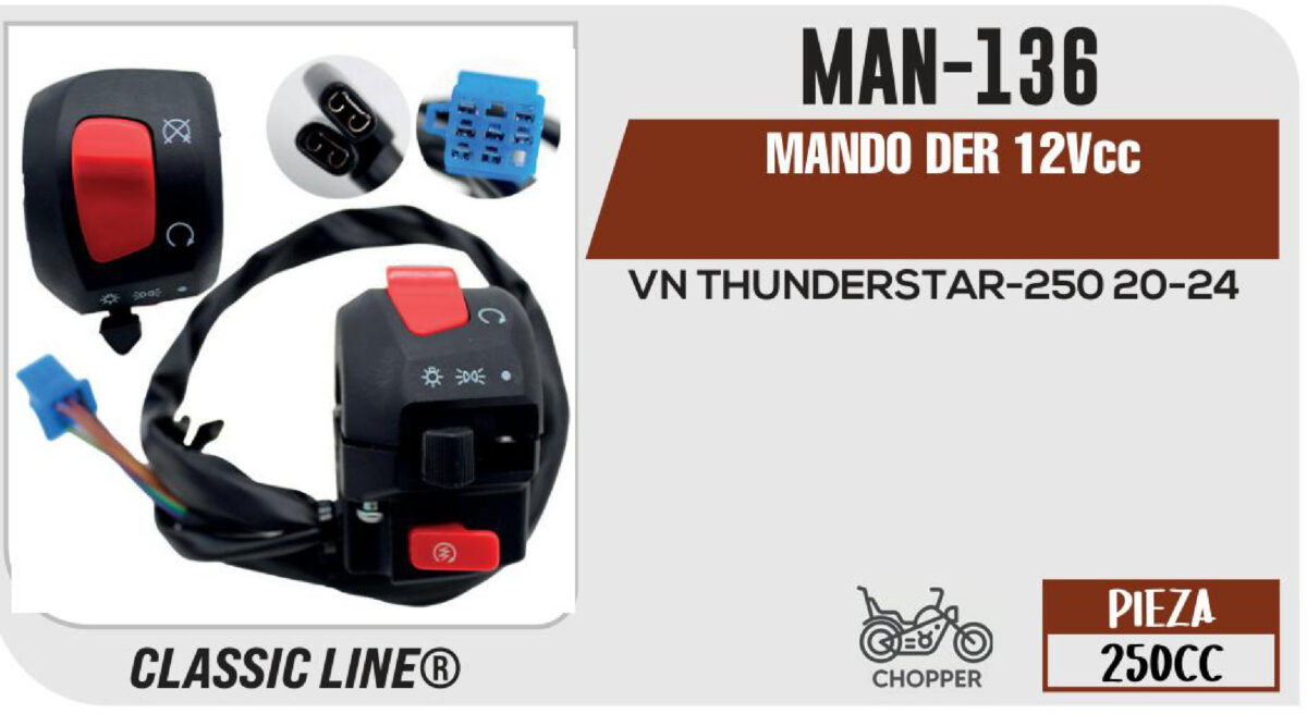 MANDO DER 12Vcc