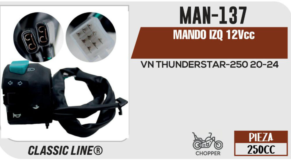 MANDO IZQ 12Vcc