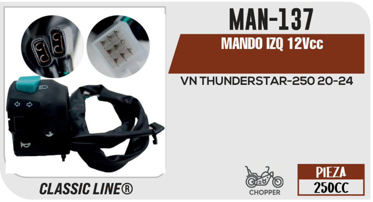 MANDO IZQ 12Vcc