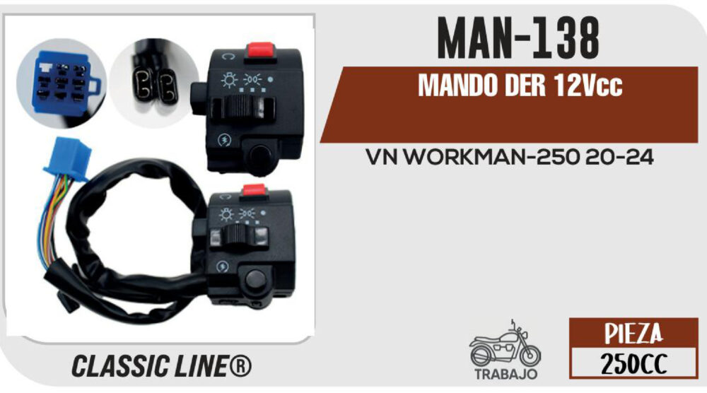 MANDO DER 12Vcc