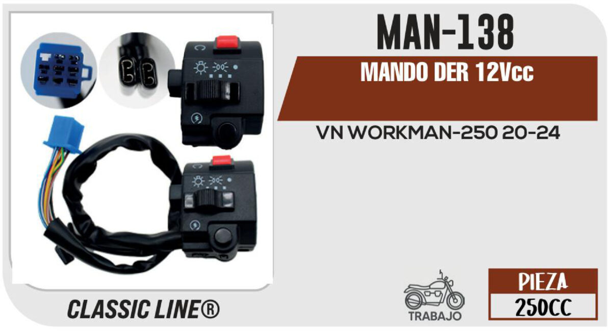 MANDO DER 12Vcc
