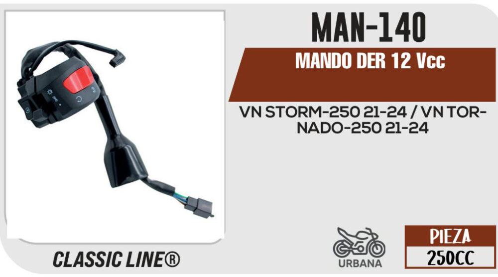 MANDO DER 12Vcc