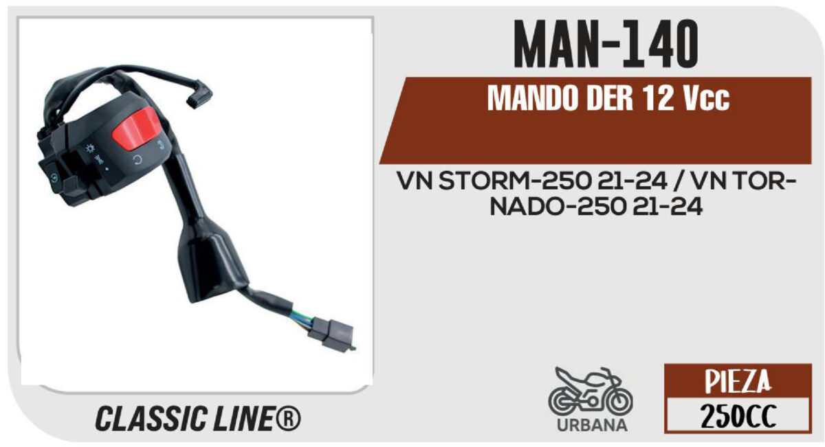 MANDO DER 12Vcc