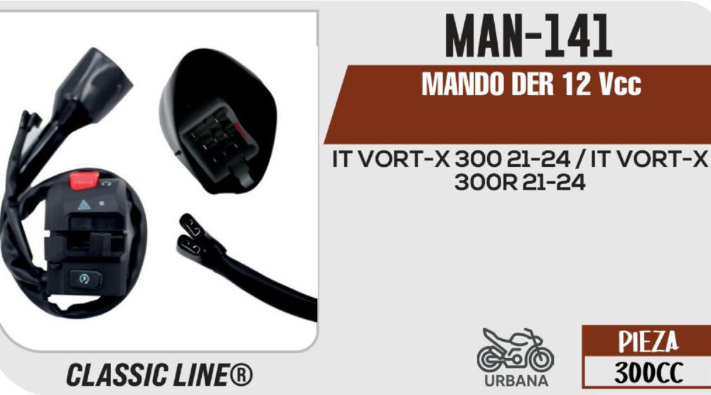 MANDO DER 12Vcc