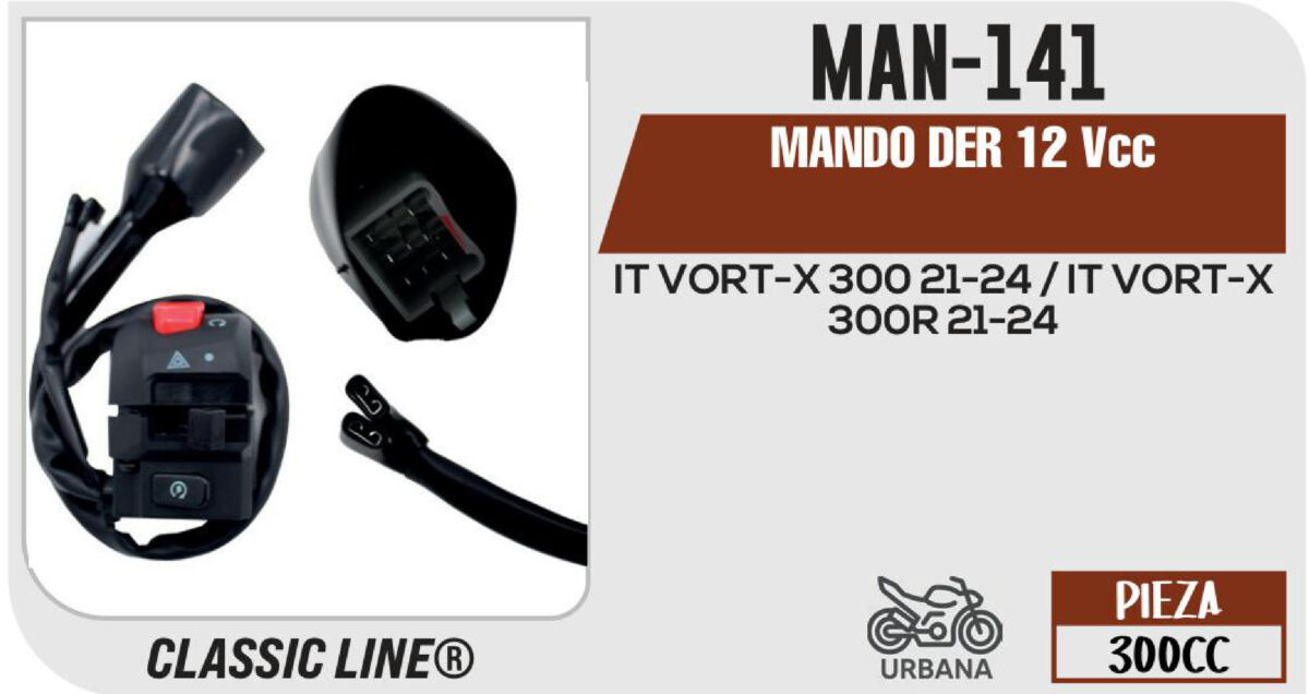 MANDO DER 12Vcc