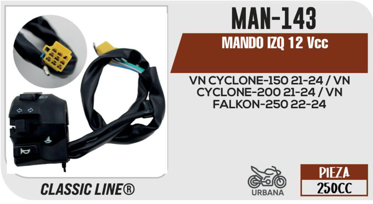 MANDO IZQ 12Vcc