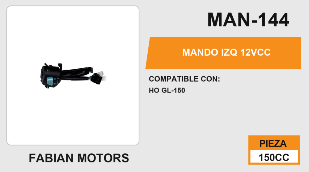 MANDO IZQ 12Vcc