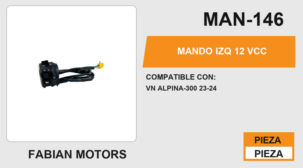MANDO IZQ 12Vcc