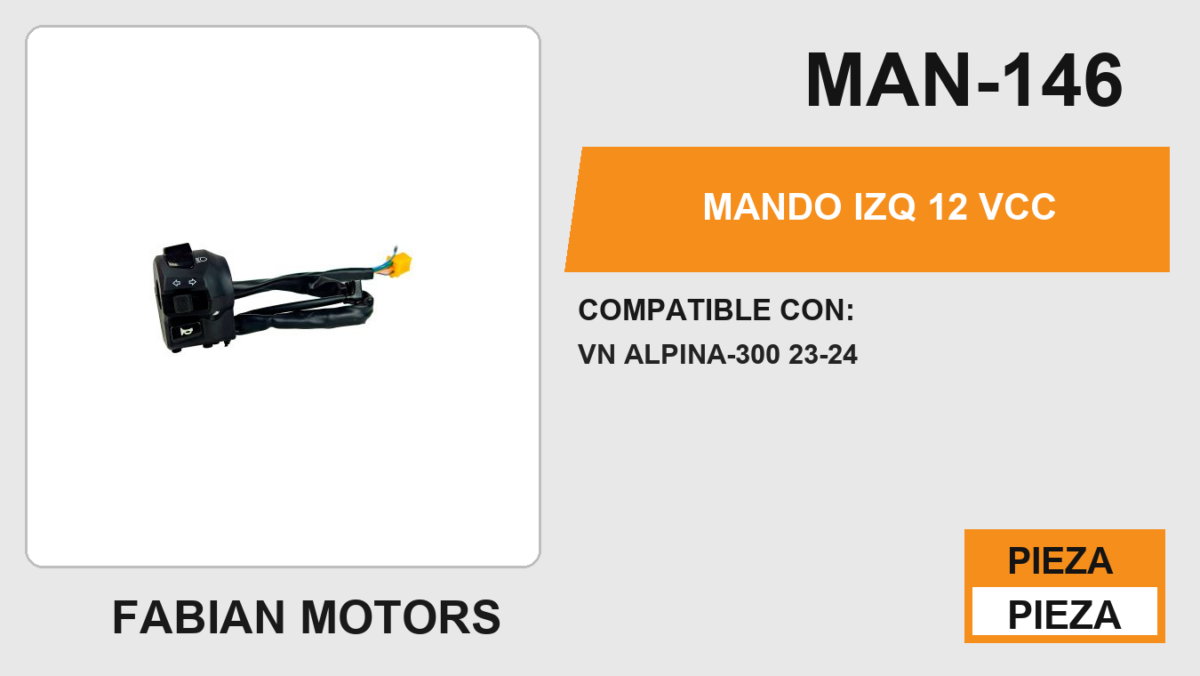 MANDO IZQ 12Vcc