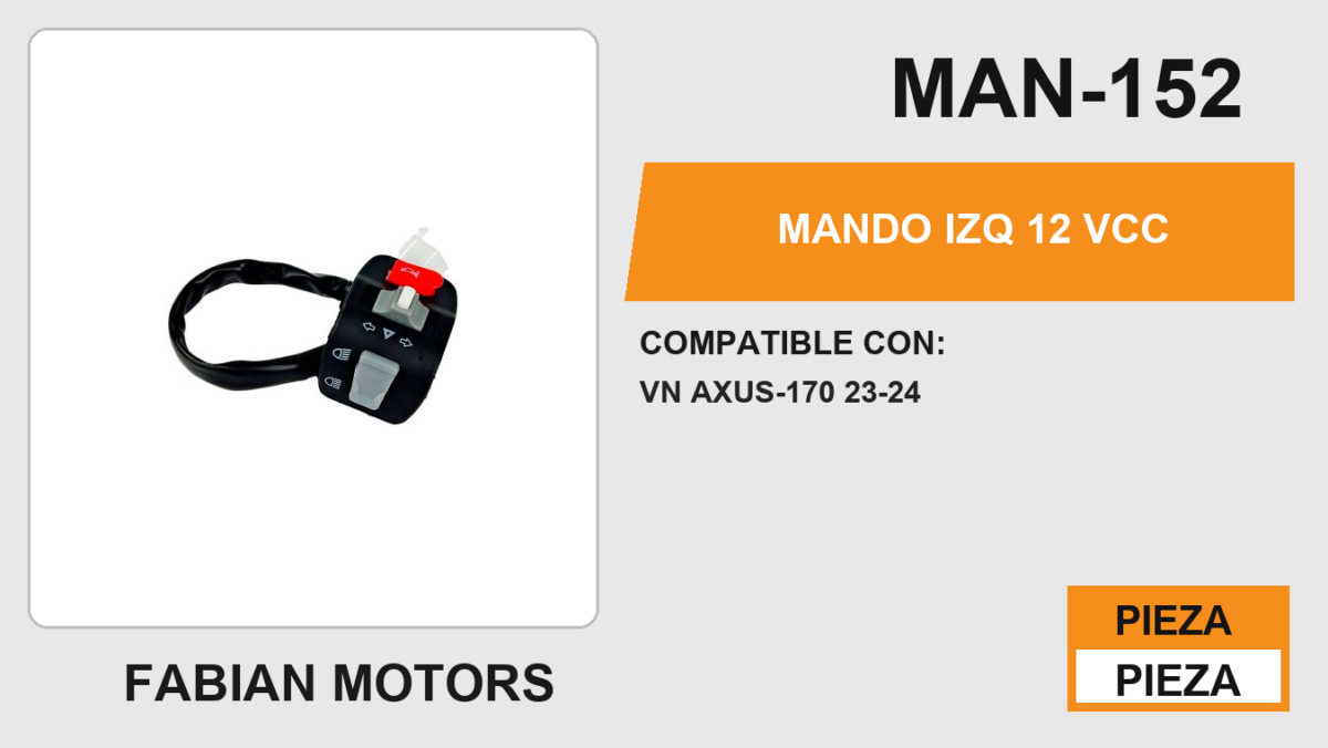 MANDO IZQ 12Vcc