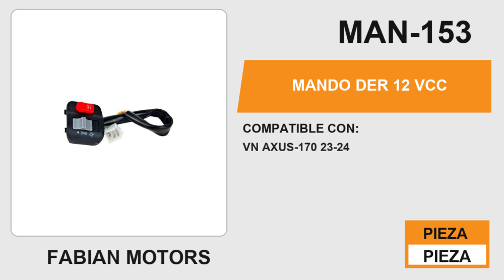 MANDO DER 12Vcc