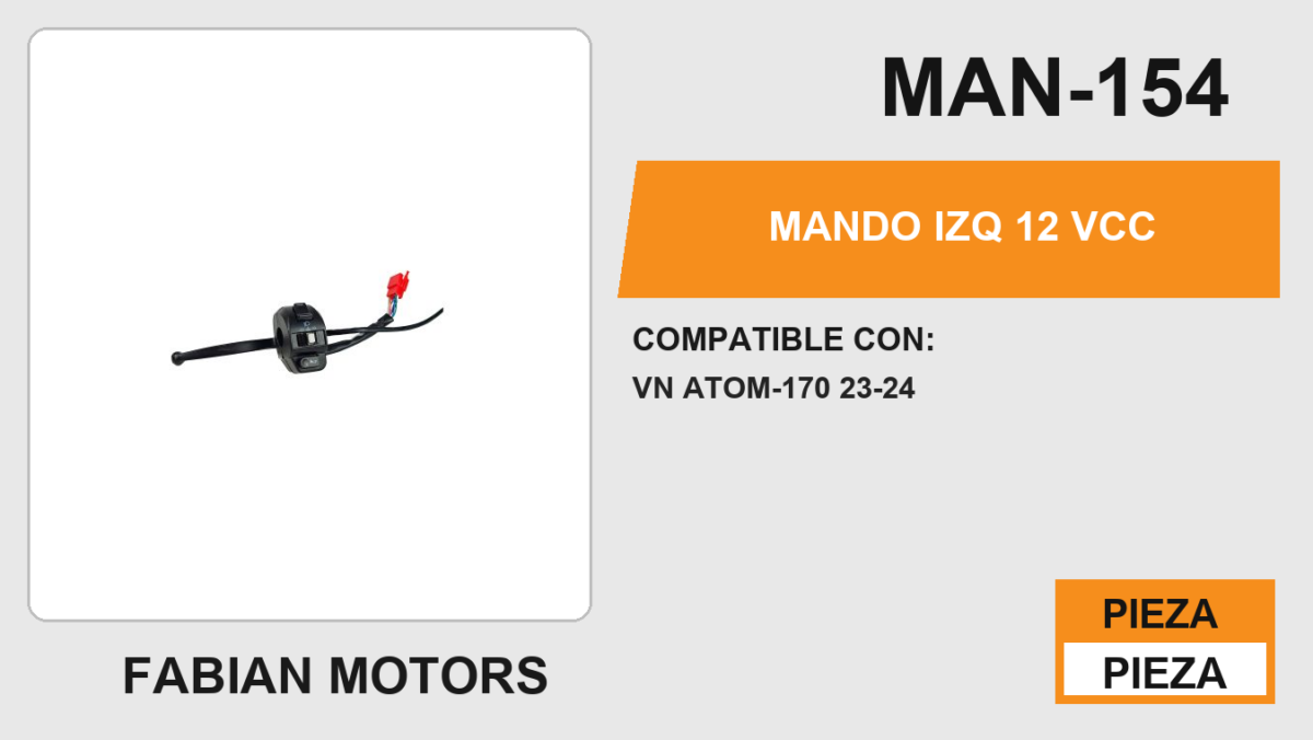 MANDO IZQ 12Vcc