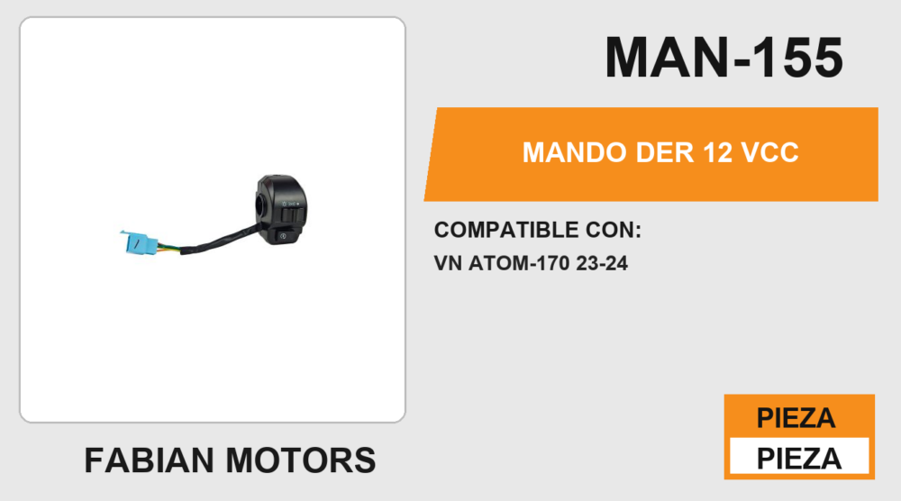 MANDO DER 12Vcc