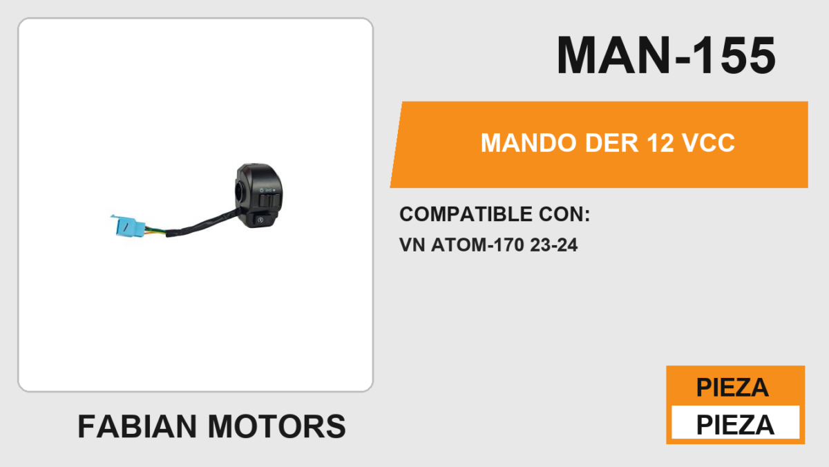 MANDO DER 12Vcc