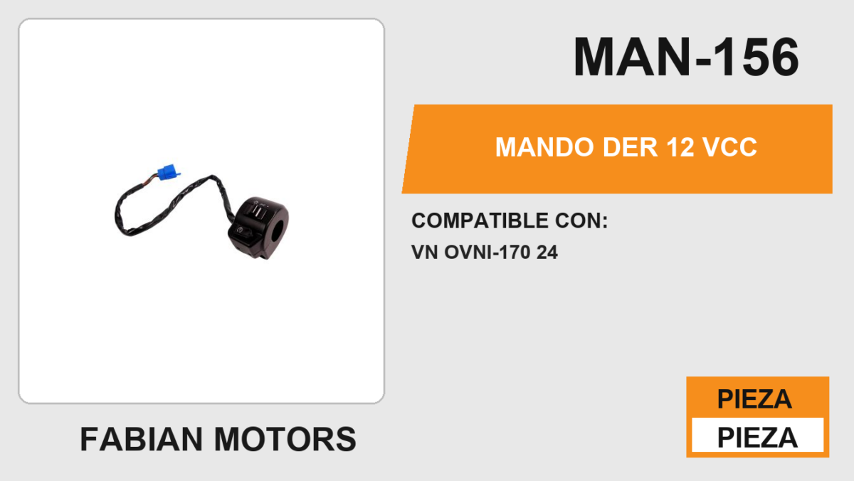 MANDO DER 12Vcc
