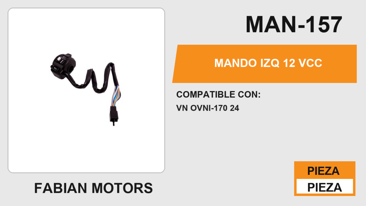 MANDO IZQ 12Vcc