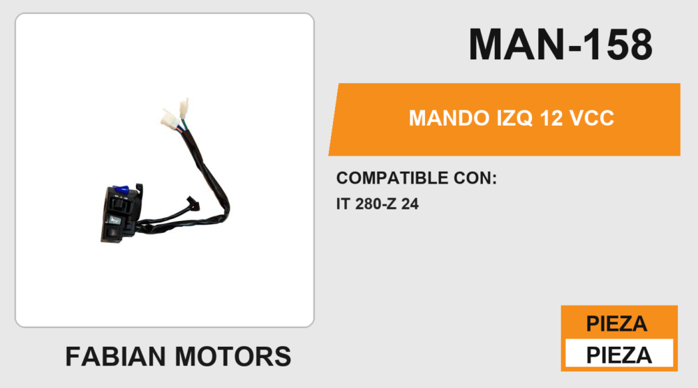 MANDO IZQ 12Vcc