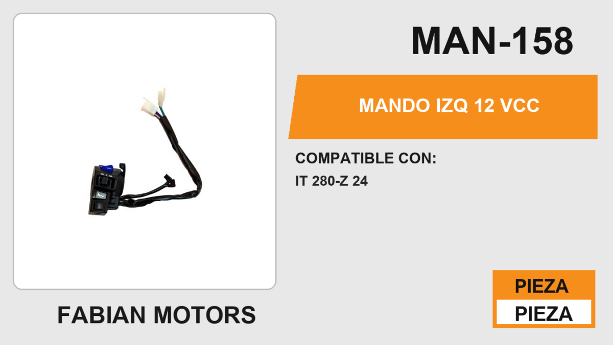 MANDO IZQ 12Vcc