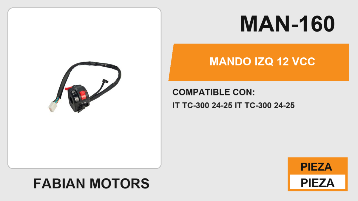 MANDO IZQ 12Vcc