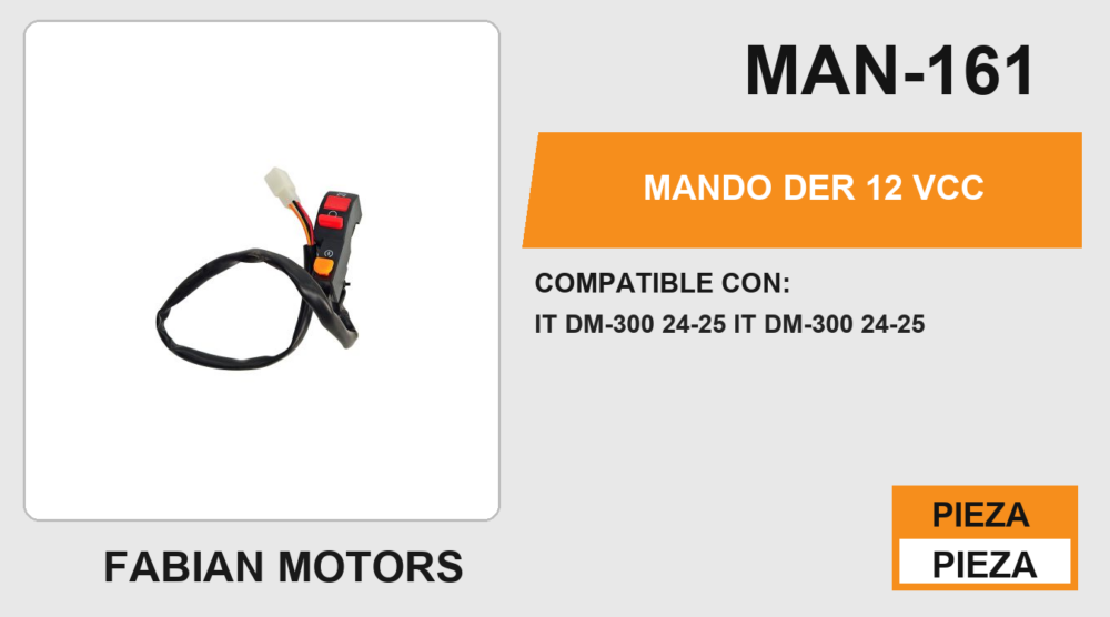 MANDO DER 12Vcc