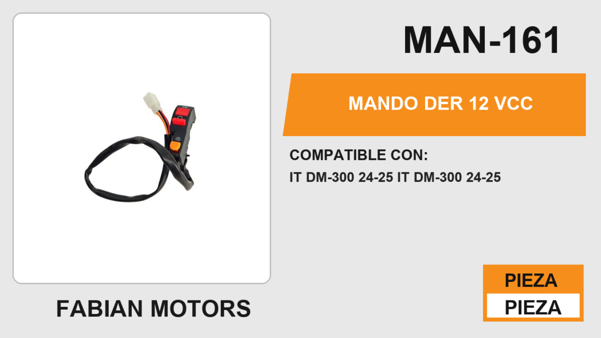 MANDO DER 12Vcc