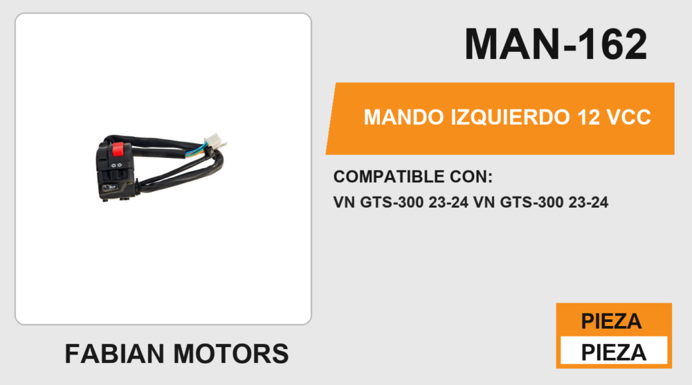 MANDO IZQUIERDO 12Vcc