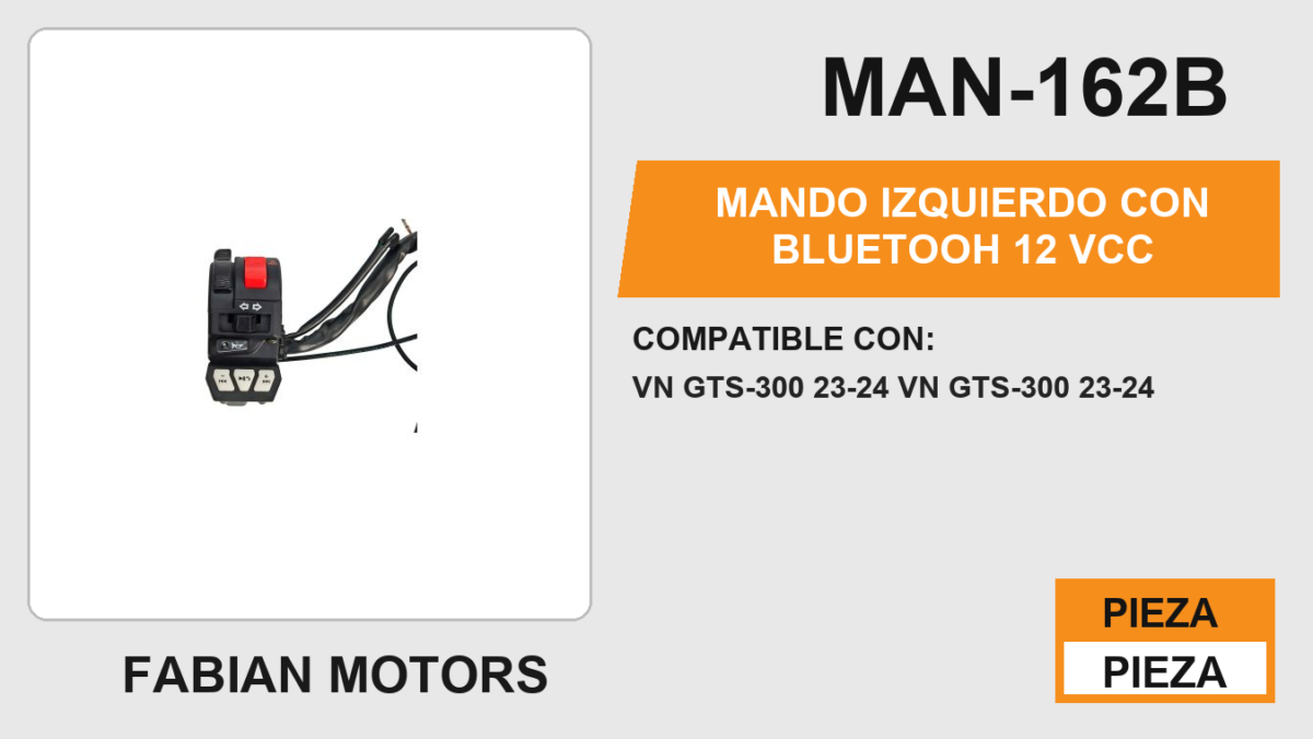 MANDO IZQUIERDO CON BLUETOOH 12Vcc