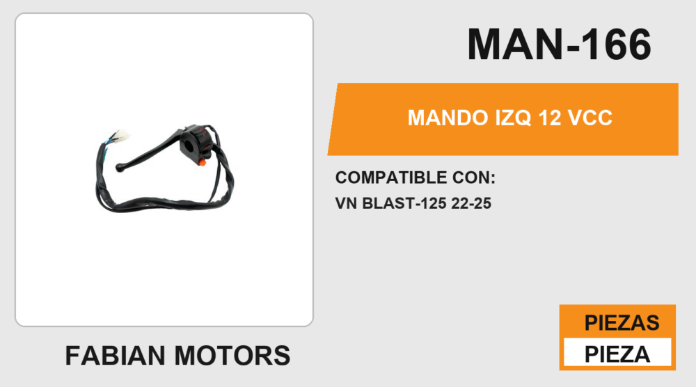 MANDO IZQ  12 Vcc