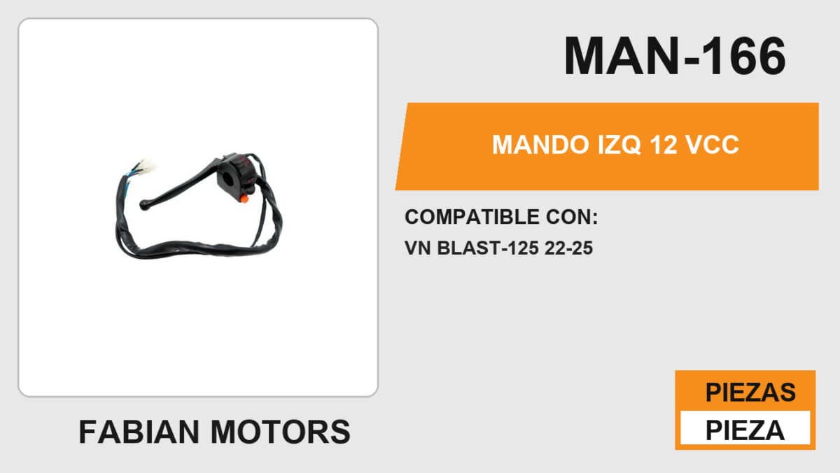 MANDO IZQ  12 Vcc