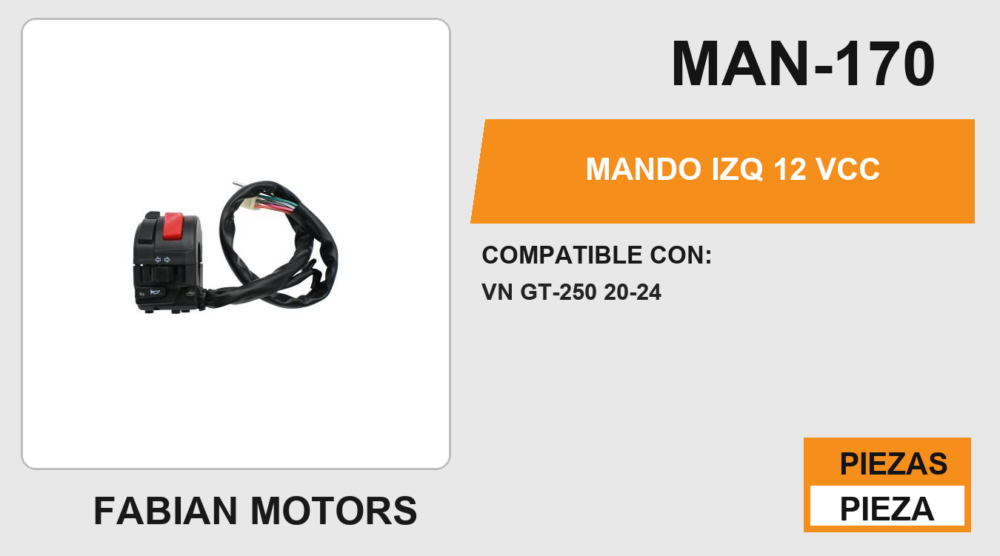 MANDO IZQ  12 Vcc