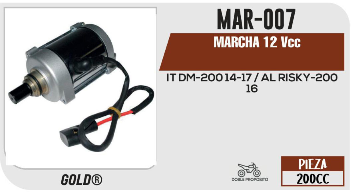 MARCHA 12Vcc
