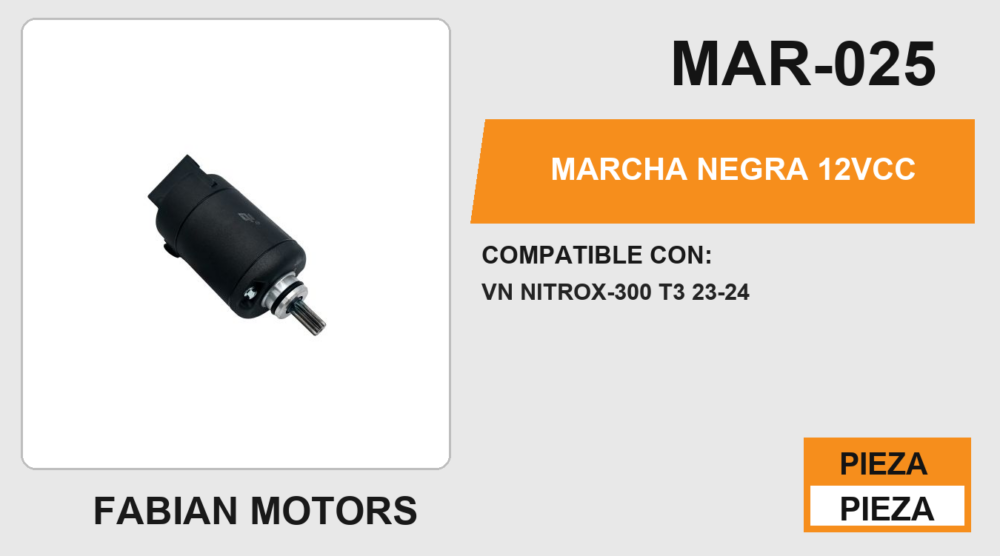 MARCHA NEGRA 12Vcc