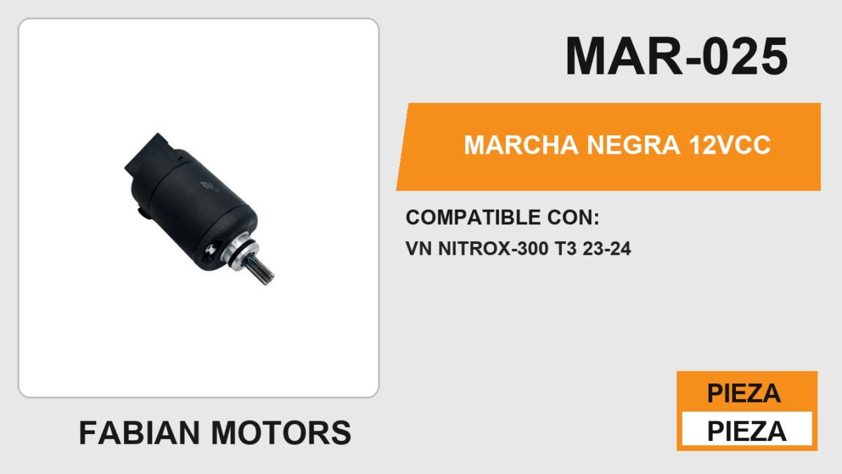 MARCHA NEGRA 12Vcc