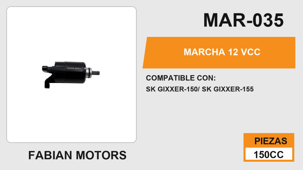 MARCHA 12Vcc